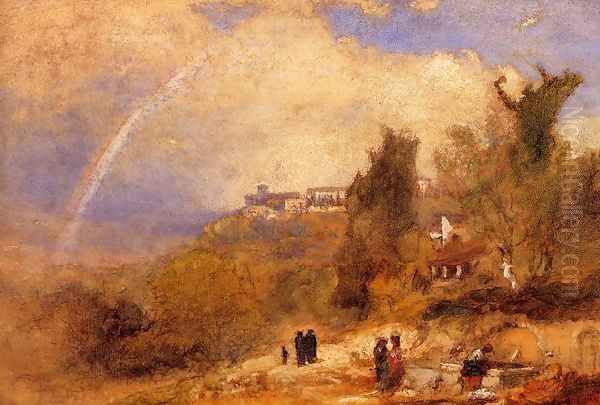 Near Perugia Oil Painting by George Inness