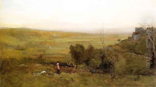 The Valley Oil Painting by George Inness