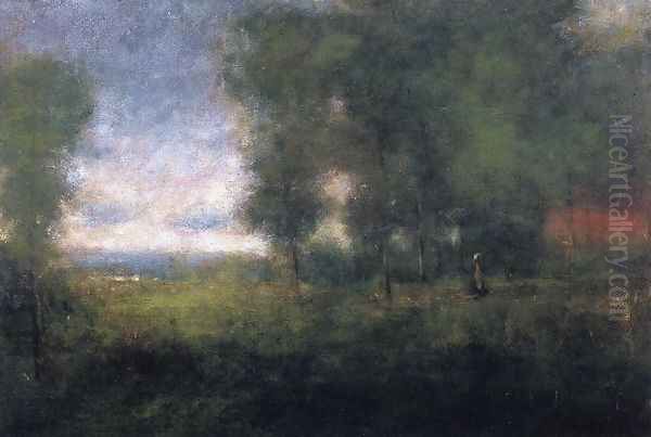 Edge of the Woods Oil Painting by George Inness