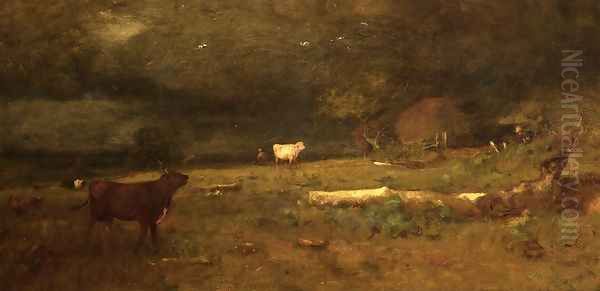 The Coming Storm (or Approaching Storm) Oil Painting by George Inness