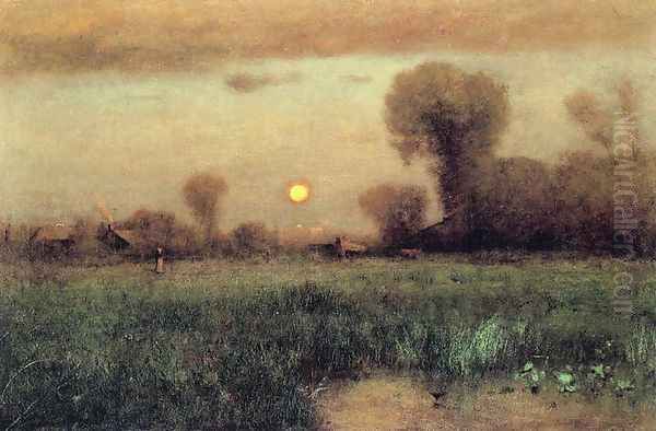 Harvest Moon I Oil Painting by George Inness