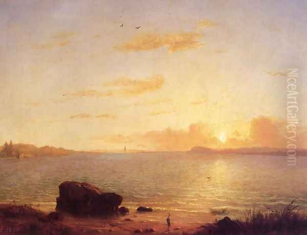 Phantom Sea Oil Painting by George Inness