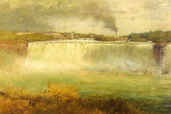 Niagara II Oil Painting by George Inness