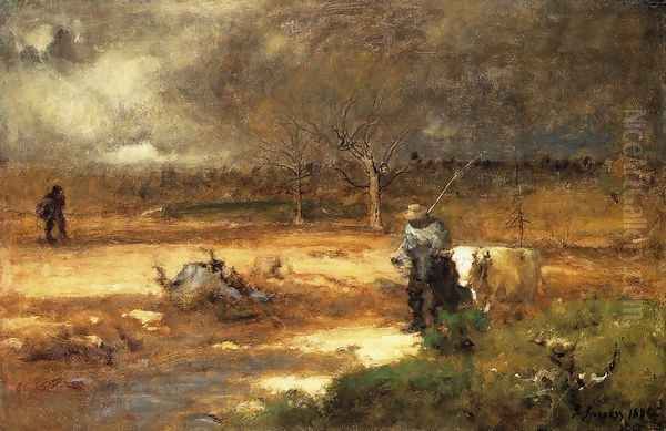 Homeward Oil Painting by George Inness