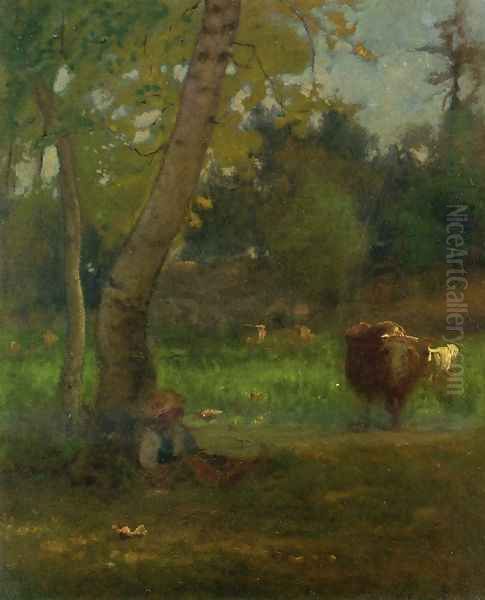 Near Montclair Oil Painting by George Inness