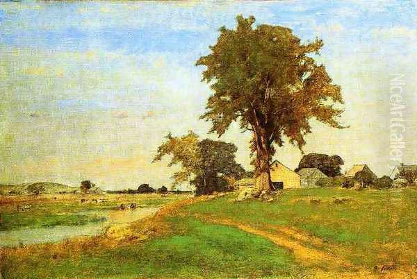 Old Elm at Medfield Oil Painting by George Inness