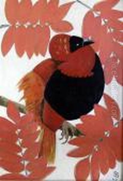 The Red Bishop Oil Painting by Simon Albert Bussy