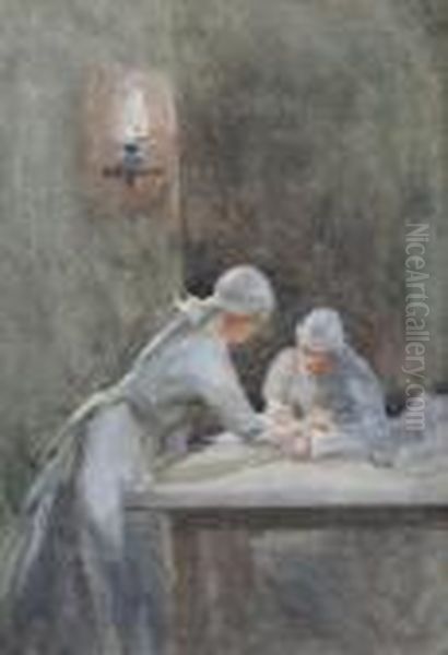 Surgery Oil Painting by Mildred Anne Butler