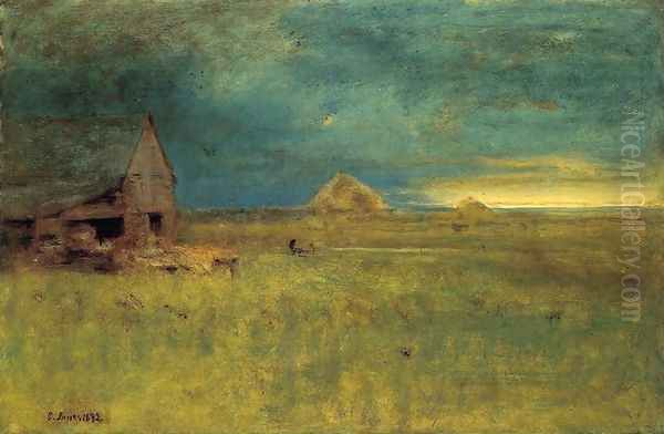 The Lone Farm, Nantucket Oil Painting by George Inness