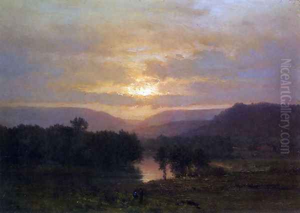 Sunset 2 Oil Painting by George Inness