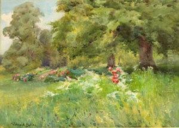 Gardens At Kilmurry Oil Painting by Mildred Anne Butler