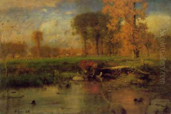 Spirit of Autumn Oil Painting by George Inness