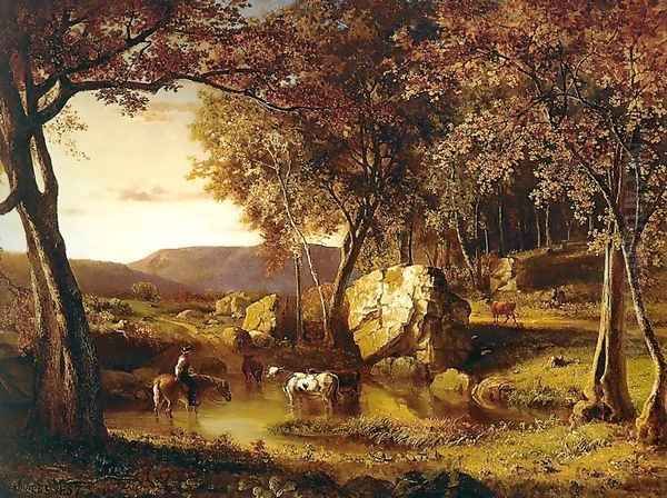 Summer Days Oil Painting by George Inness