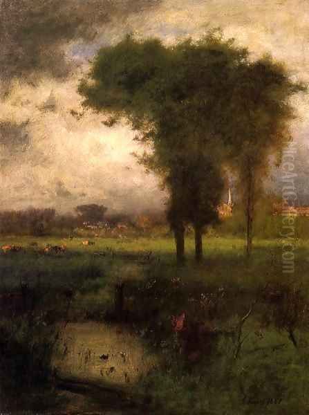 Summer Montclair 1887 Oil Painting by George Inness