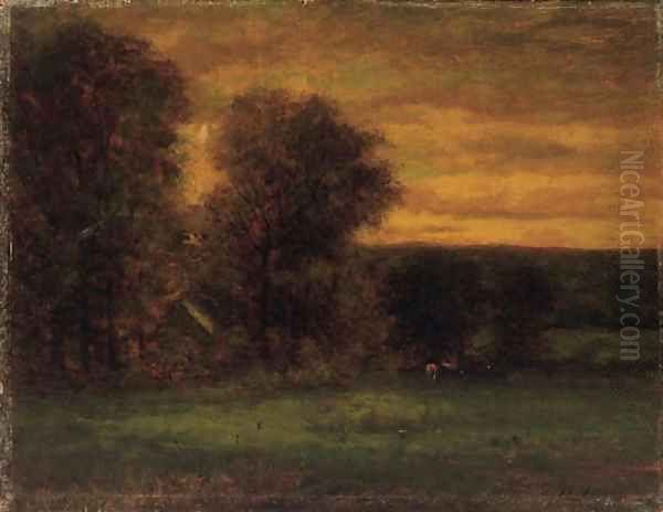 Untitled Oil Painting by George Inness