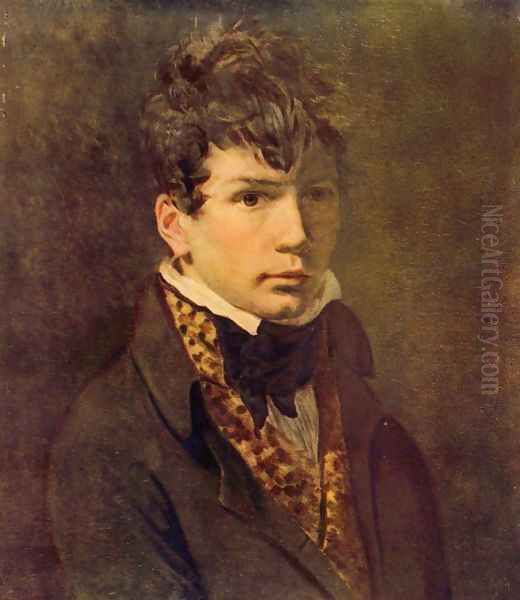 Portrait of Künstlers Ingres (recemment identifié comme étant celui de George Rouget) Oil Painting by Jean Auguste Dominique Ingres