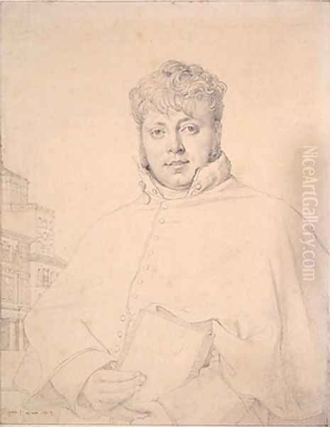 Auguste-Jean-Marie Guénepin Oil Painting by Jean Auguste Dominique Ingres