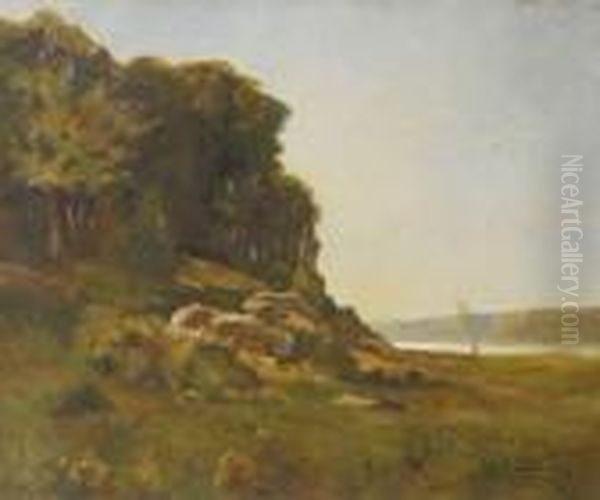 Paysage Oil Painting by Louis Alexandre Cabie