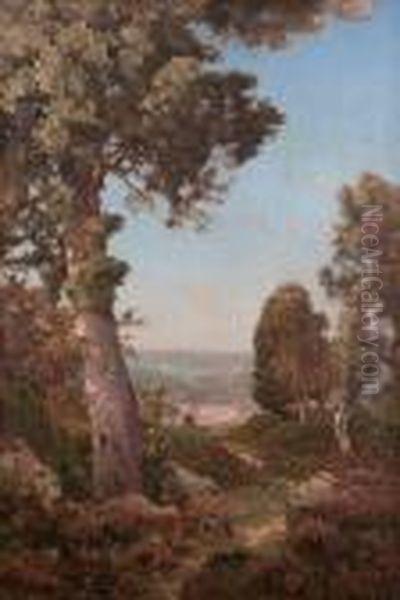 Paysage Oil Painting by Louis Alexandre Cabie