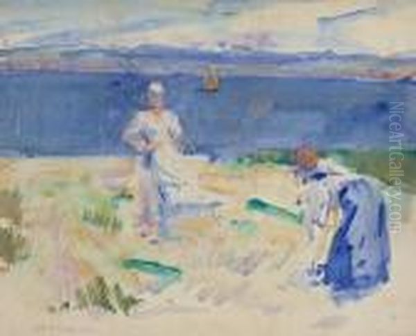 Harvest Time Iona Oil Painting by Francis Campbell Boileau Cadell