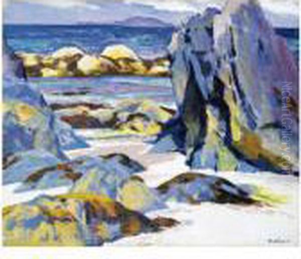 The Dutchman's Cap From Iona Oil Painting by Francis Campbell Boileau Cadell