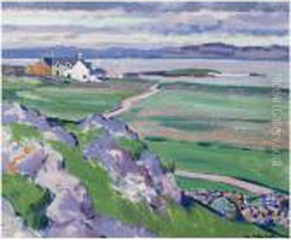 Clachanach Croft Oil Painting by Francis Campbell Boileau Cadell