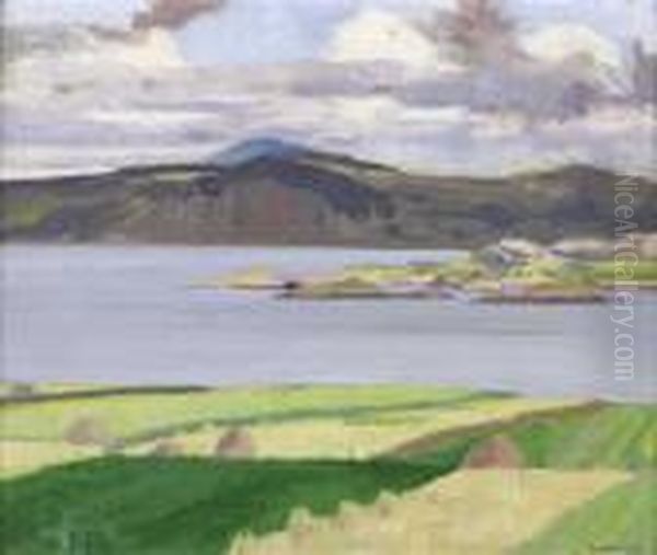 Mull From Iona Oil Painting by Francis Campbell Boileau Cadell