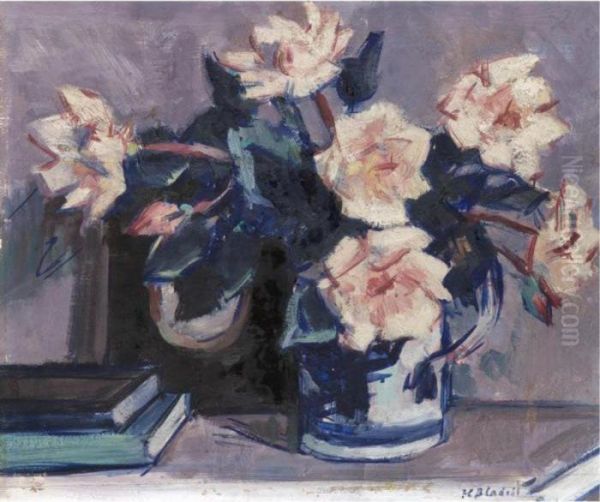 Roses Oil Painting by Francis Campbell Boileau Cadell