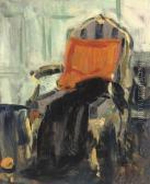 The Gilt Chair Oil Painting by Francis Campbell Boileau Cadell