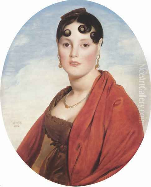 Madame Aymon, known as La Belle Zélie Oil Painting by Jean Auguste Dominique Ingres