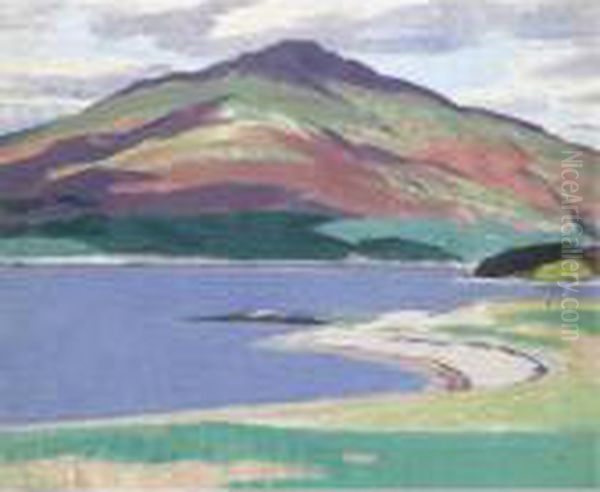 Sound Of Mull Oil Painting by Francis Campbell Boileau Cadell