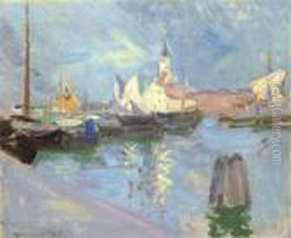 San Giorgio Maggiore, Venice Oil Painting by Francis Campbell Boileau Cadell