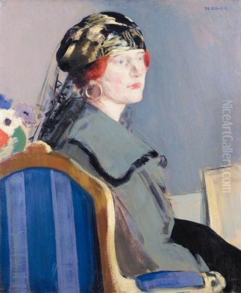 May Easter Oil Painting by Francis Campbell Boileau Cadell