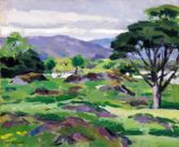 Loch Don Mull Oil Painting by Francis Campbell Boileau Cadell