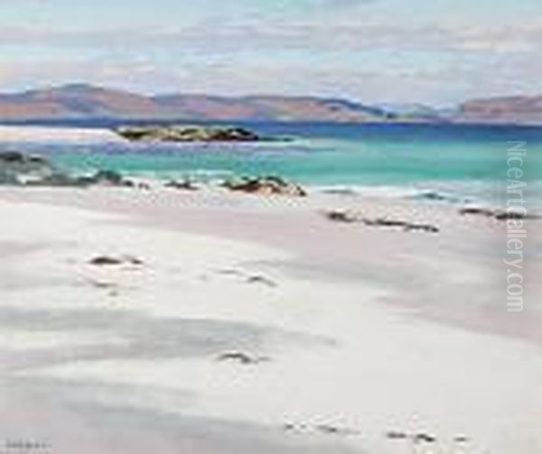 The North End, Iona Oil Painting by Francis Campbell Boileau Cadell