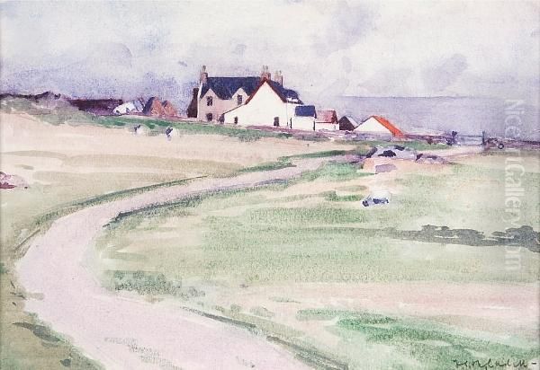 Clachanach, Iona Oil Painting by Francis Campbell Boileau Cadell