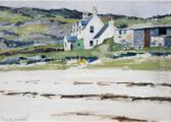 The White House, Iona Oil Painting by Francis Campbell Boileau Cadell