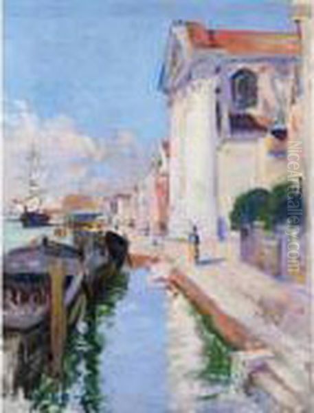 The Jesuati, Santa Maria Della Visitazione Oil Painting by Francis Campbell Boileau Cadell