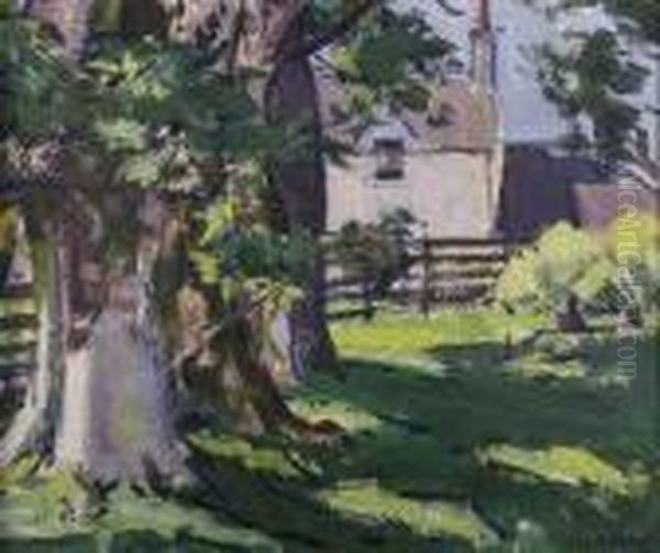 Auchnacraig, Isle Of Mull Oil Painting by Francis Campbell Boileau Cadell