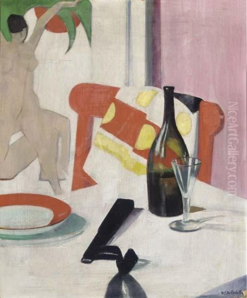 The Red Chair Oil Painting by Francis Campbell Boileau Cadell