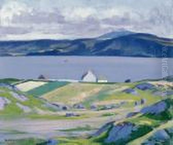 The Sound Of Iona Oil Painting by Francis Campbell Boileau Cadell