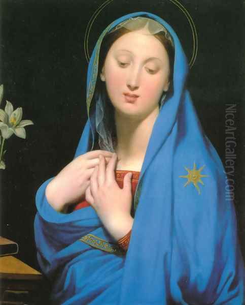 Virgin of the Adoption Oil Painting by Jean Auguste Dominique Ingres