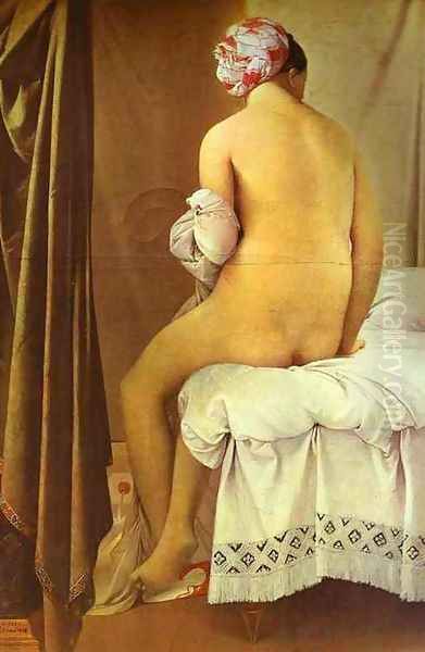 The Bather of Valpinçon Oil Painting by Jean Auguste Dominique Ingres