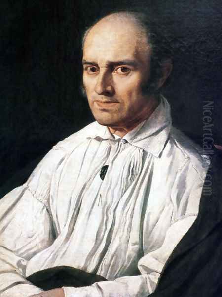 Pere Desmarets Oil Painting by Jean Auguste Dominique Ingres