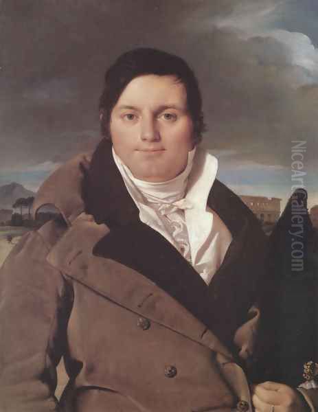 Joseph-Antoine Moltedo Oil Painting by Jean Auguste Dominique Ingres