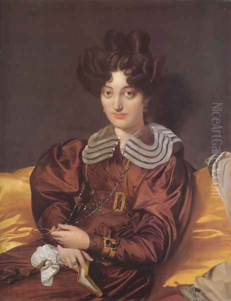 Madame Marie Marcotte (Marcotte de Sainte-Marie), née Suzanne-Clarisse de Salvaing de Boissieu Oil Painting by Jean Auguste Dominique Ingres