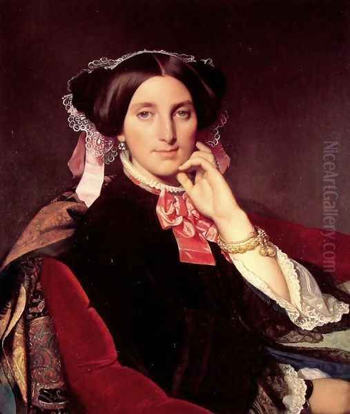 Madame Henri Gonse Oil Painting by Jean Auguste Dominique Ingres