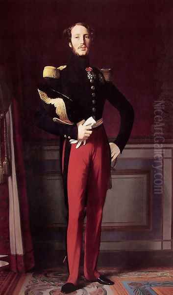 Ferdinand-Philippe-Louis-Charles-Henri, Duc d'Orleans by Jean Auguste Dominique Ingres