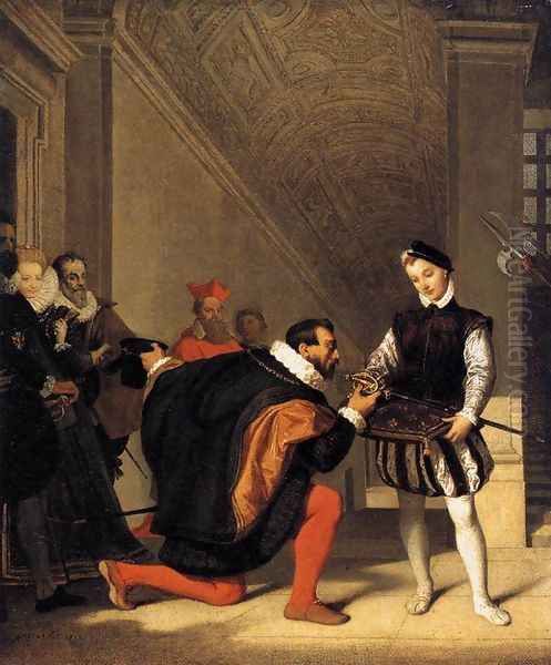 The Sword of Henry IV Oil Painting by Jean Auguste Dominique Ingres