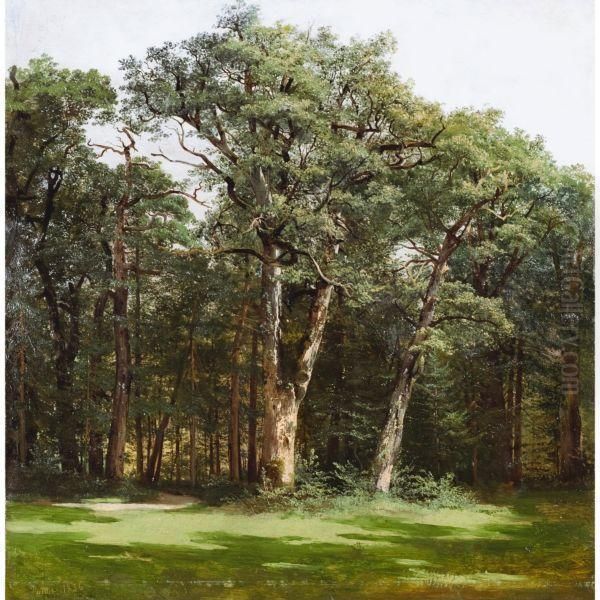 Arbres Oil Painting by Alexandre Calame